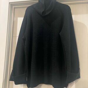 Vince Camuto Black Cowl Neck Sweater